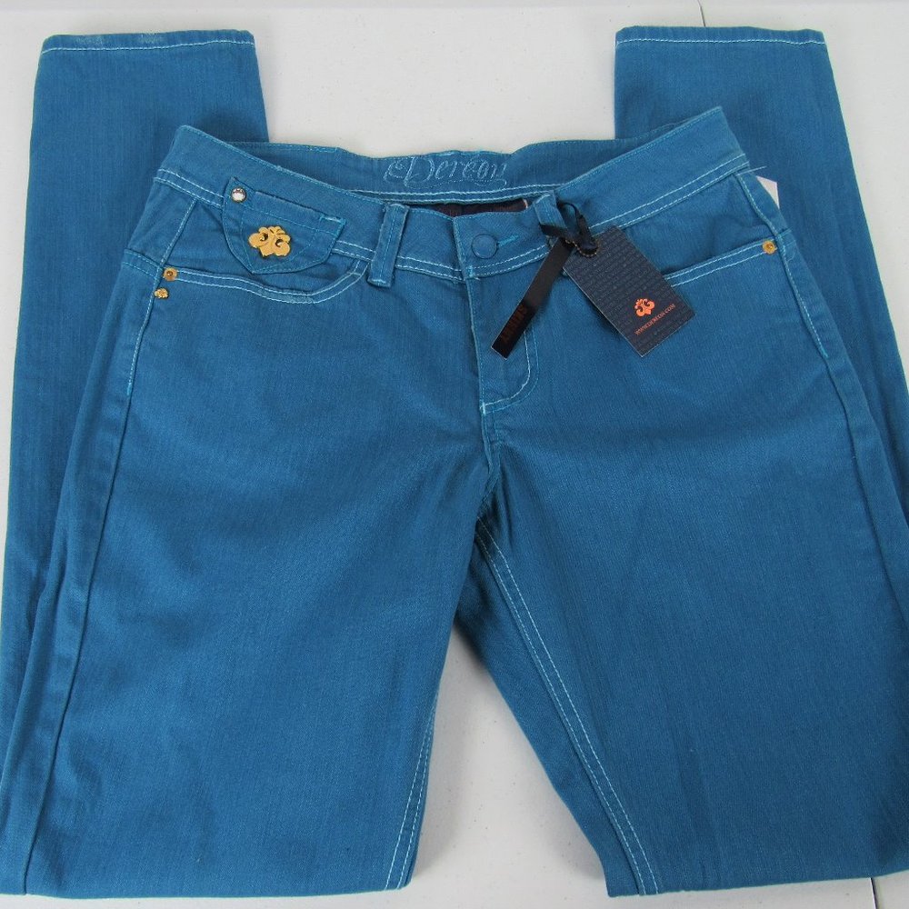 Dereon Skinny Jeans Teal Size 9/10